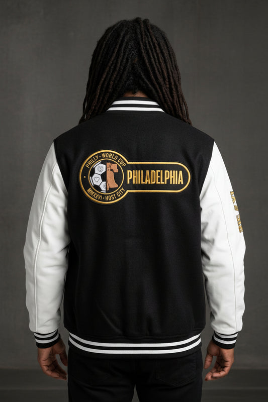 Filadélfia '26 // Jaqueta Letterman da Cidade Anfitriã