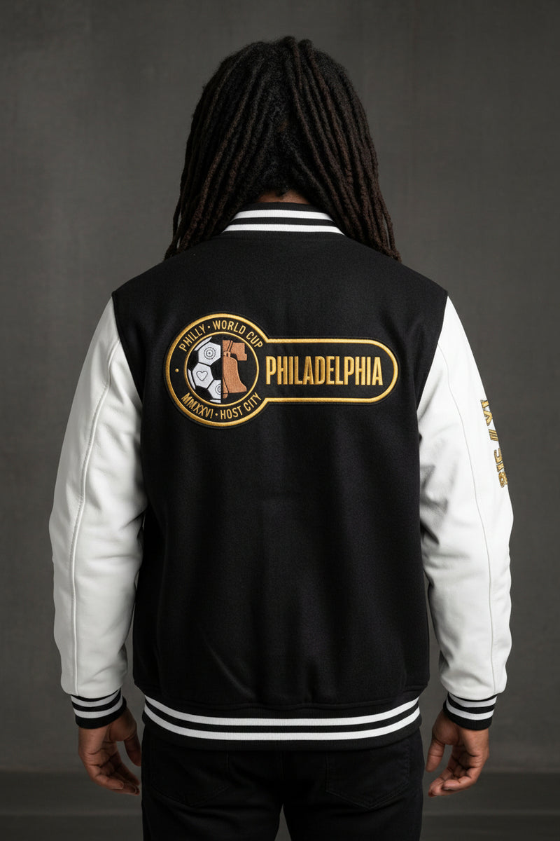 Filadélfia '26 // Jaqueta Letterman da Cidade Anfitriã