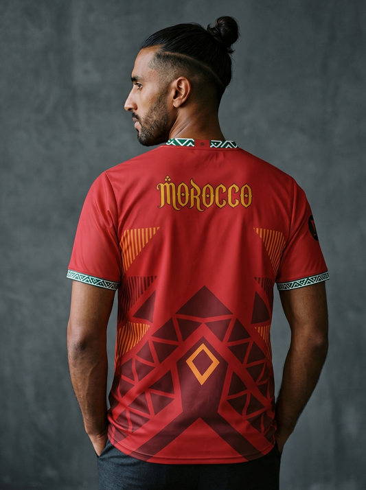 Morocco '26 Atlas Protocol Jersey — Atlas Lions World Cup 2026 kit by SunBorn — image 2