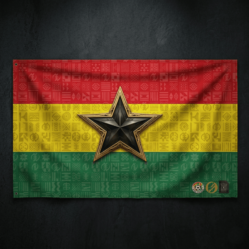 Ghana '26 // Flag | World Cup 2026 Afrofuturist soccer kit | image 1 | SunBorn