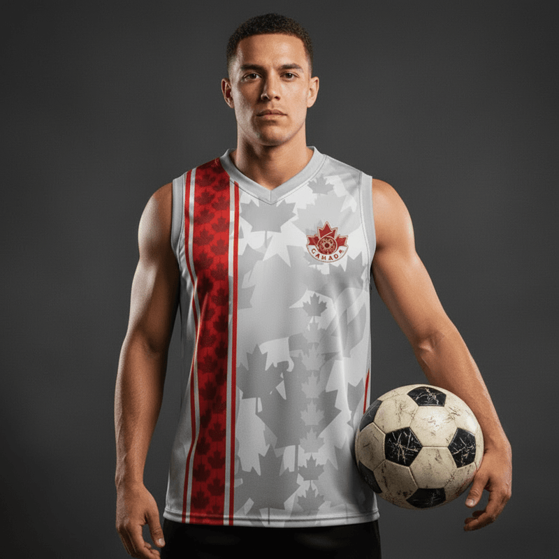 Canada '26 // Aero-Tank™ | World Cup 2026 Afrofuturist soccer kit | image 1 | SunBorn