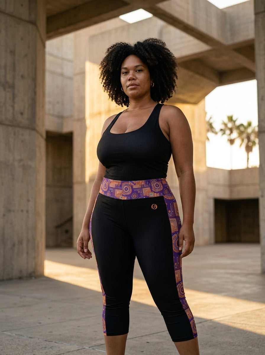 Sankofa // Capri Leggings