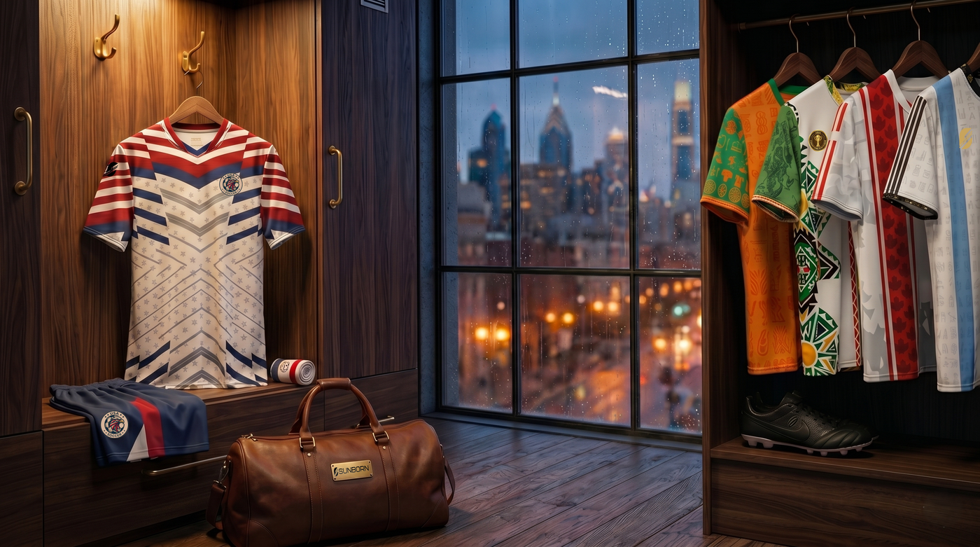 Nations Protocol '26 // Ghana Kente jersey — gateway hardware