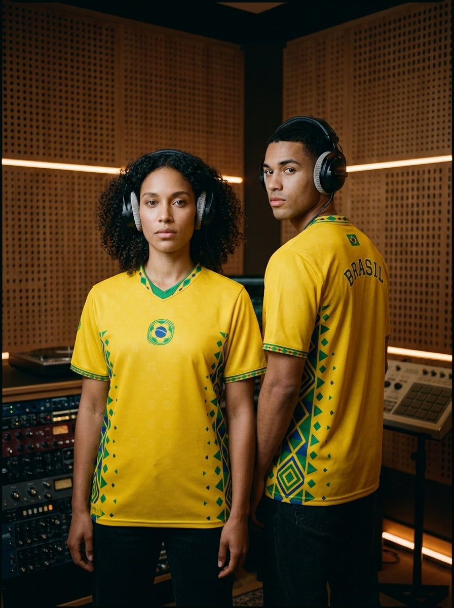 Brasil '26 Jogo Vivo Jersey — Afro-Brasilian source code World Cup 2026 kit by SunBorn — image 6