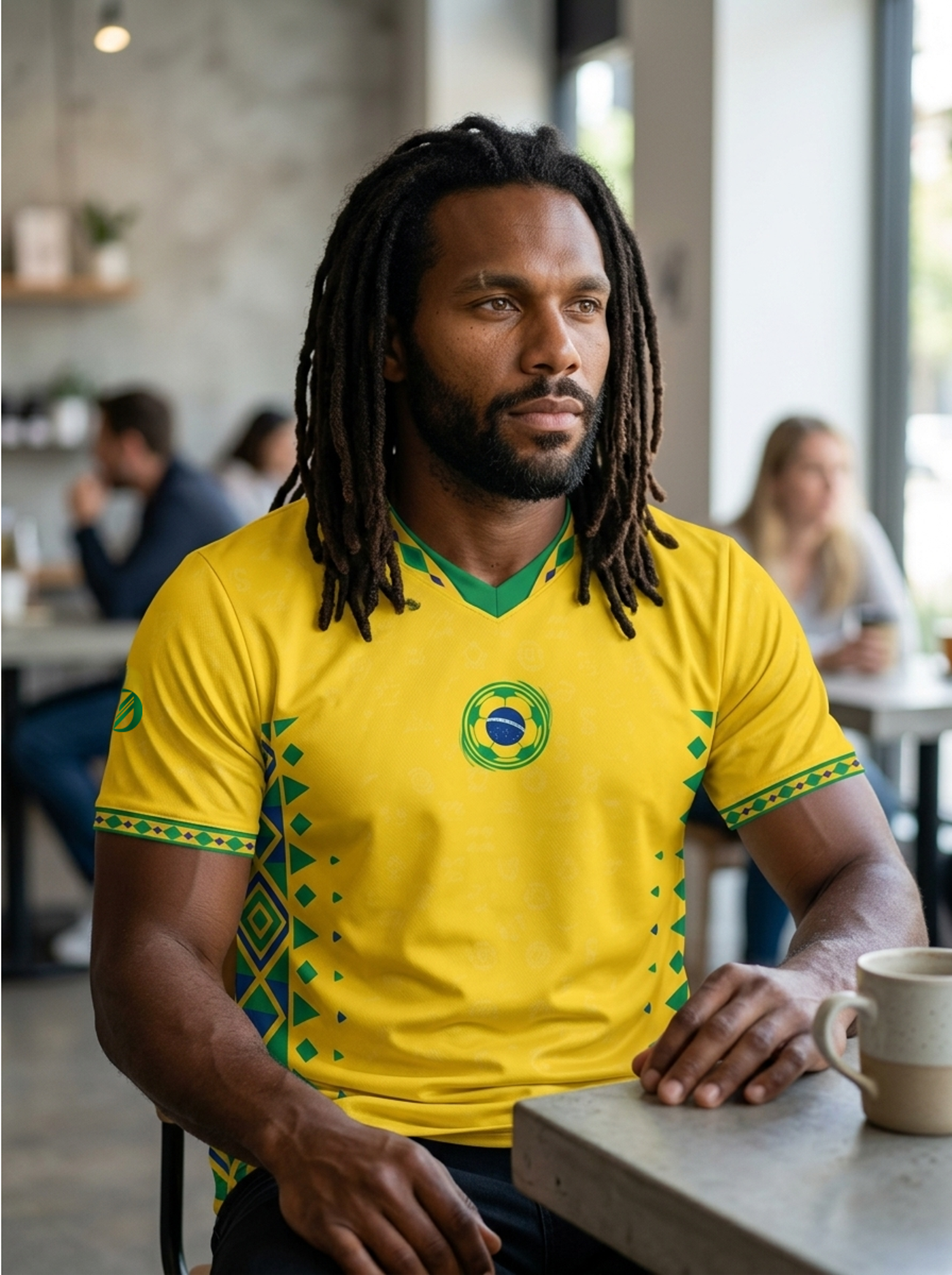 Brasil '26 Jogo Vivo Jersey — Afro-Brasilian source code World Cup 2026 kit by SunBorn — image 5