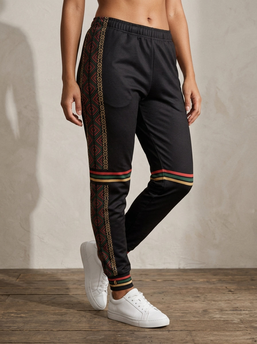 N'Donso™ Women's Joggers in Uhie Red, three-quarter right view