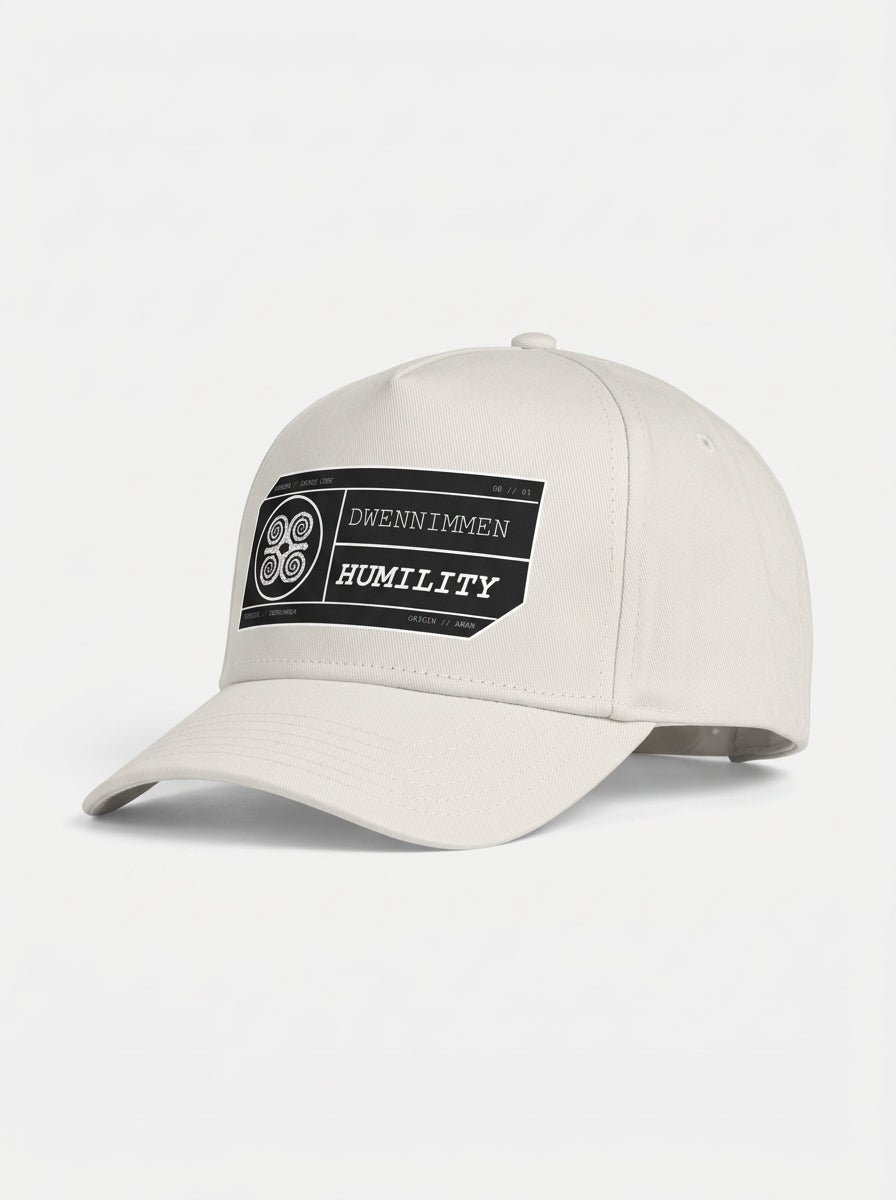 Adinkra // Humility Cap in Oji Black — three-quarter left view — SunBorn