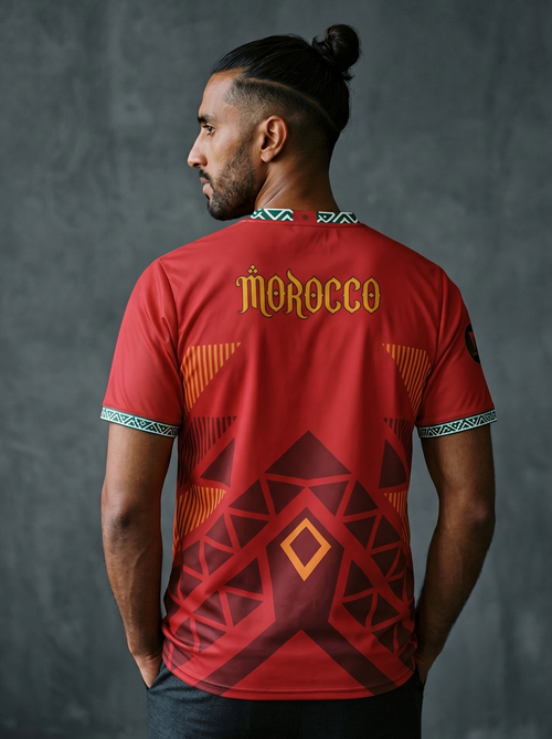 Morocco '26 Atlas Protocol Jersey — Atlas Lions World Cup 2026 kit by SunBorn — image 2