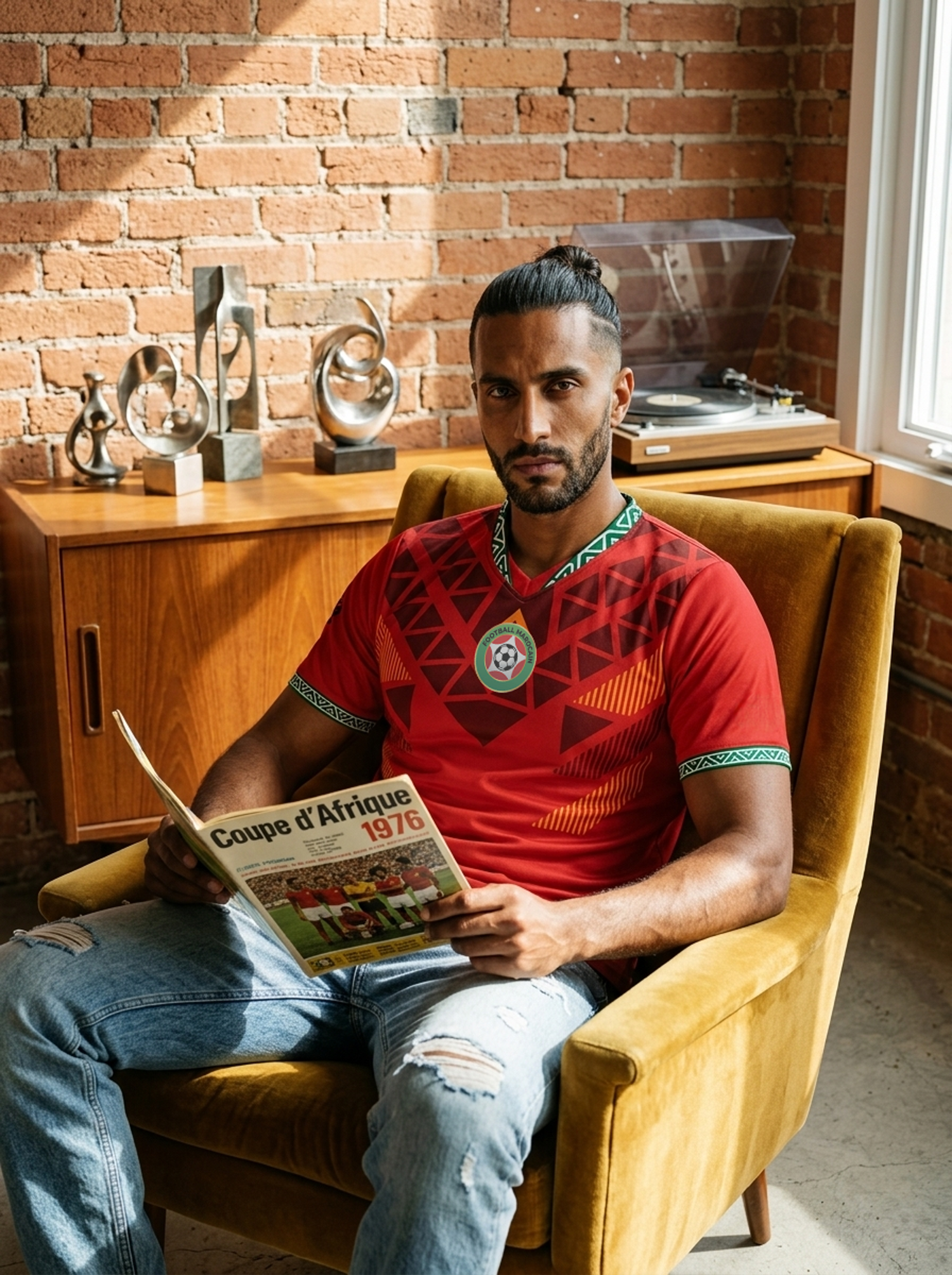 Morocco '26 Atlas Protocol Jersey — Atlas Lions World Cup 2026 kit by SunBorn — image 5