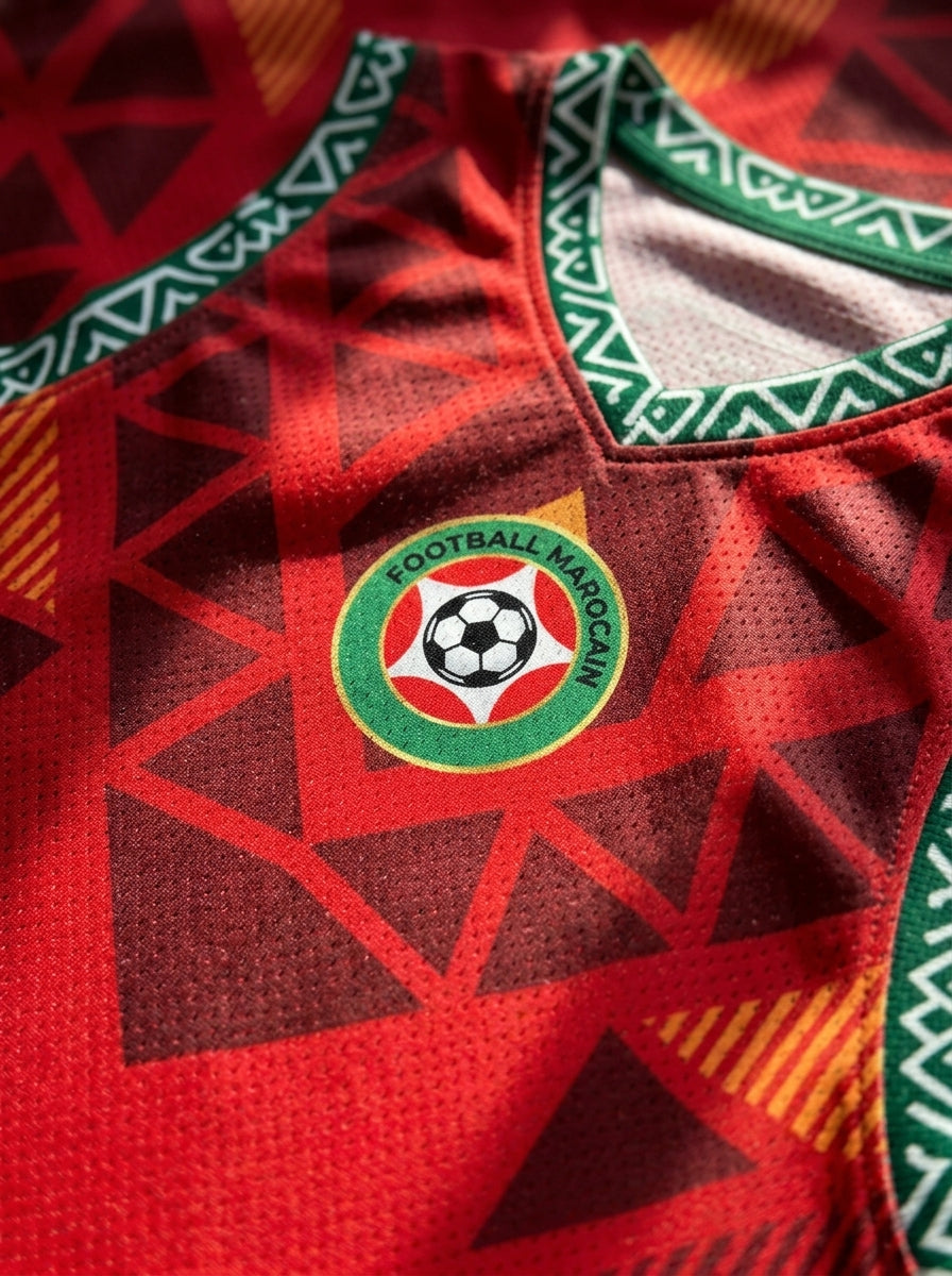 Morocco '26 Atlas Protocol AeroTank — heavyweight tricot World Cup 2026 performance tank by SunBorn — image 4