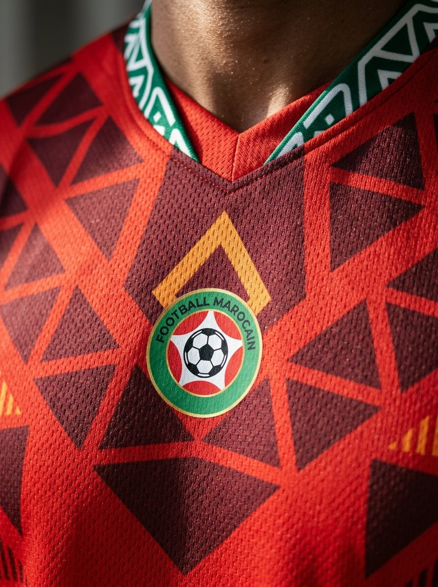Morocco '26 Atlas Protocol Jersey — Atlas Lions World Cup 2026 kit by SunBorn — image 3