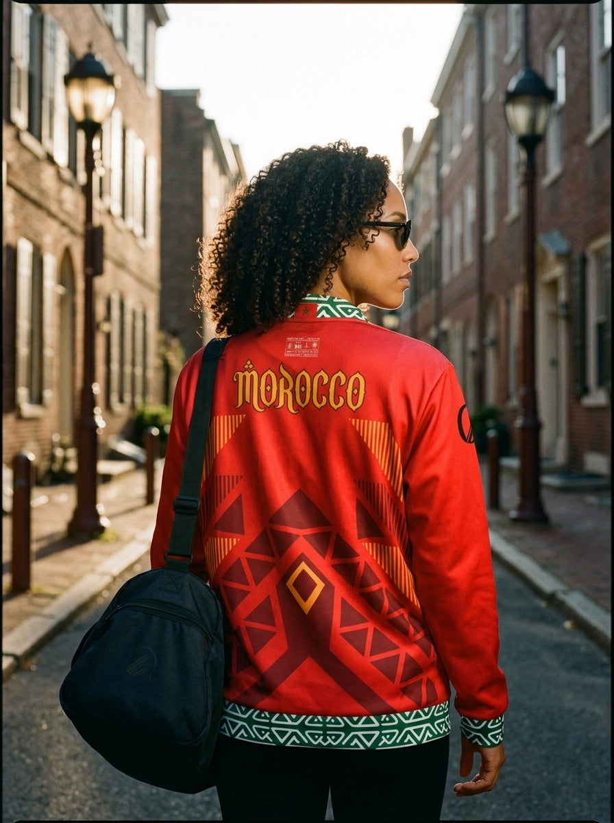 Morocco World Cup 2026 Jacket · Atlas Protocol | SunBorn