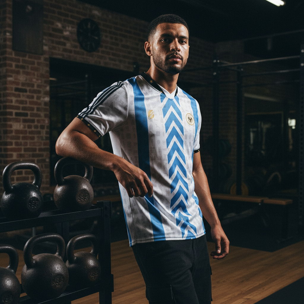 Argentina '26 // Jersey | World Cup 2026 Afrofuturist soccer kit | image 8 | SunBorn