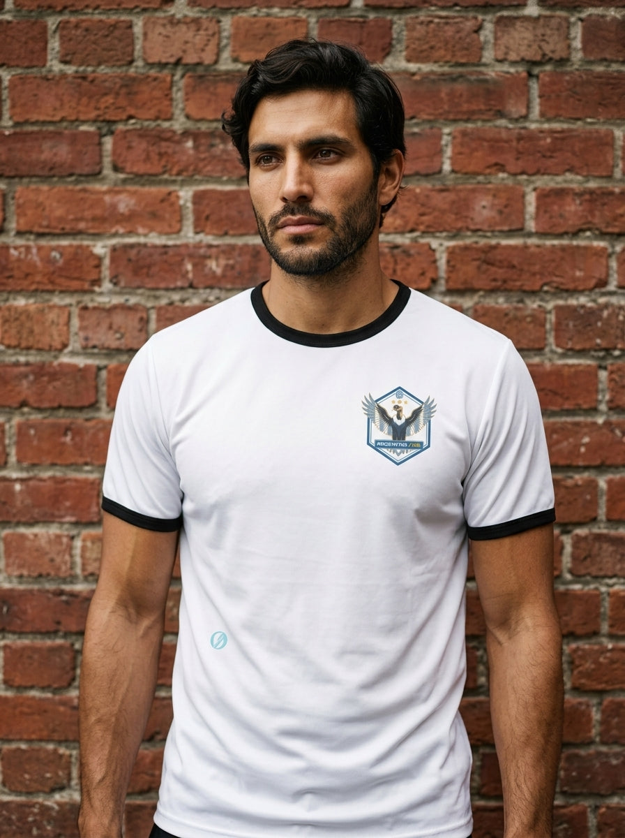 Albiceleste Argentina '26 Tee — Condor crest supporters' tee, World Cup 2026 by SunBorn — image 4