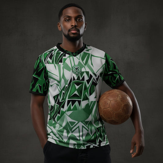 Nigeria '26 // Jersey | World Cup 2026 Afrofuturist soccer kit | image 1 | SunBorn