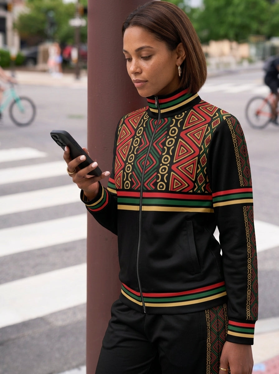 N'Donso™ Women's Uhie Red tracksuit, lifestyle