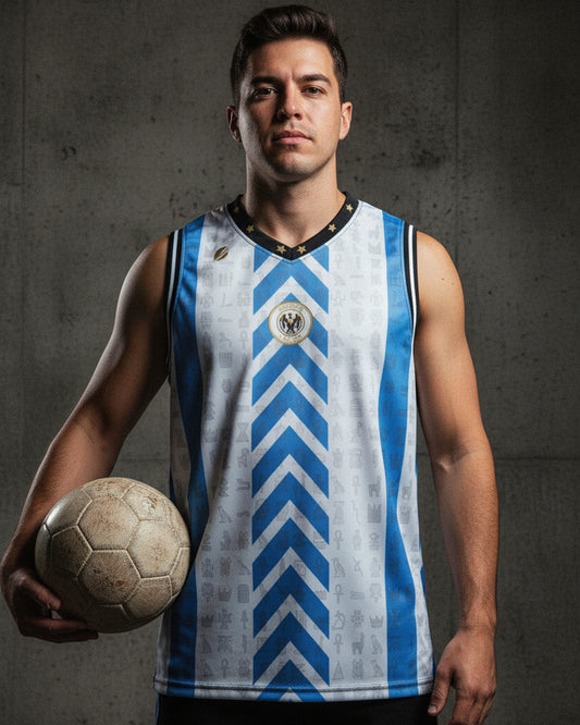 Argentina '26 // Aero-Tank™ | World Cup 2026 Afrofuturist soccer kit | image 3 | SunBorn