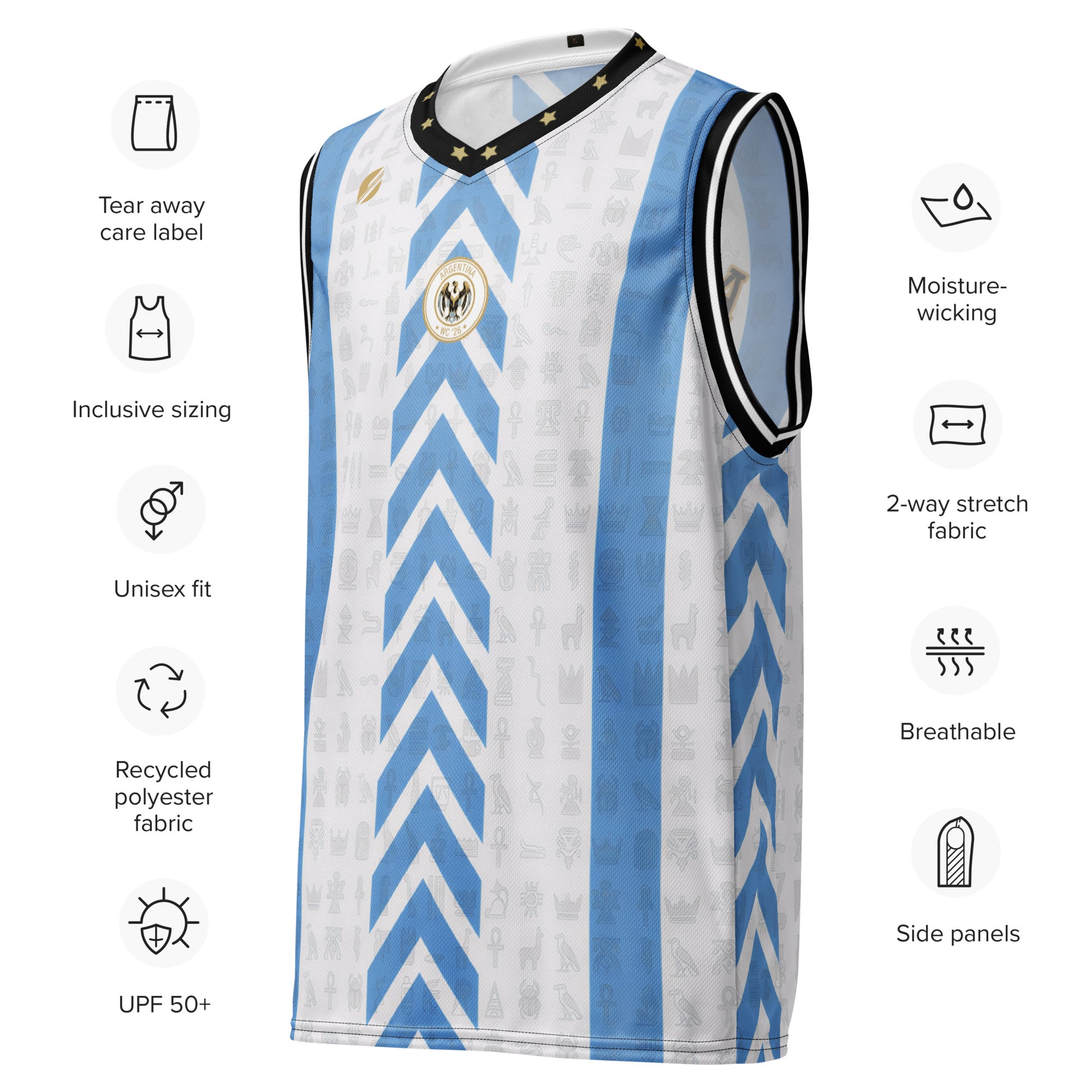 Argentina '26 // Aero-Tank™ | World Cup 2026 Afrofuturist soccer kit | image 10 | SunBorn