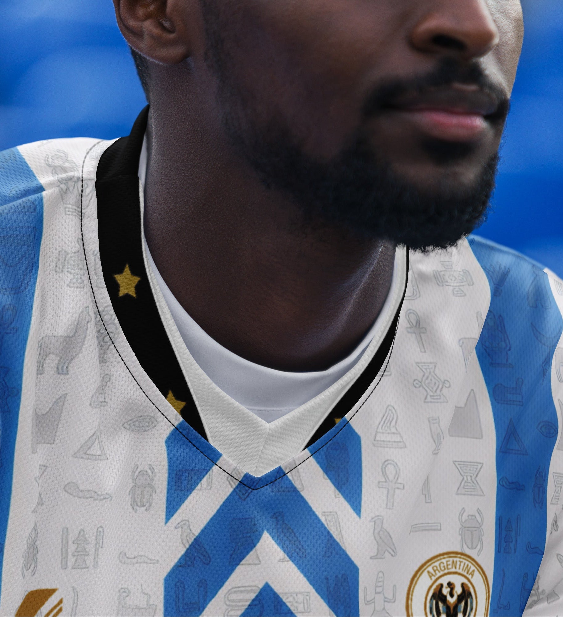 Argentina '26 // Jersey | World Cup 2026 Afrofuturist soccer kit | image 3 | SunBorn