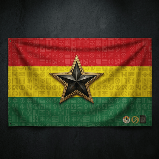 Ghana '26 // Flag | World Cup 2026 Afrofuturist soccer kit | image 1 | SunBorn