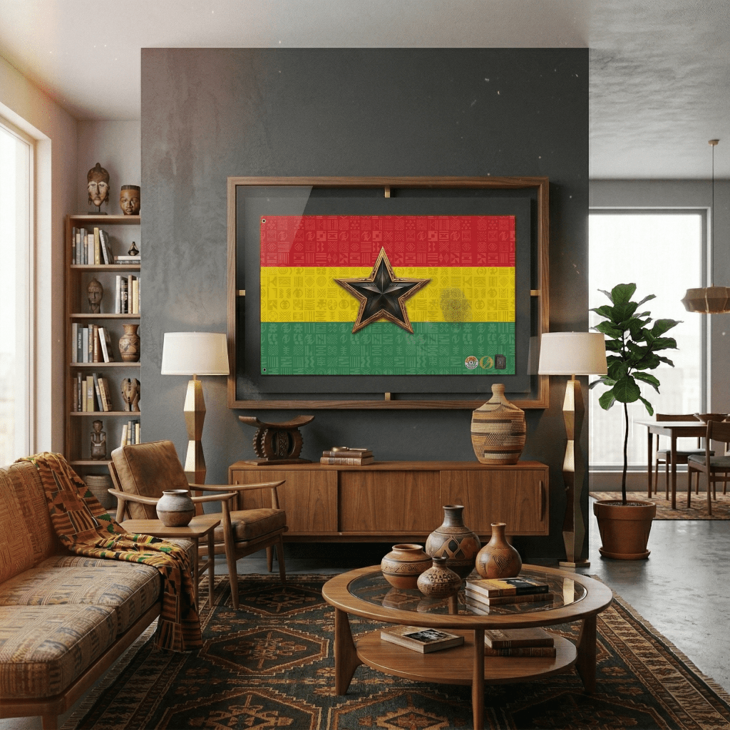 Ghana '26 // Flag | World Cup 2026 Afrofuturist soccer kit | image 3 | SunBorn