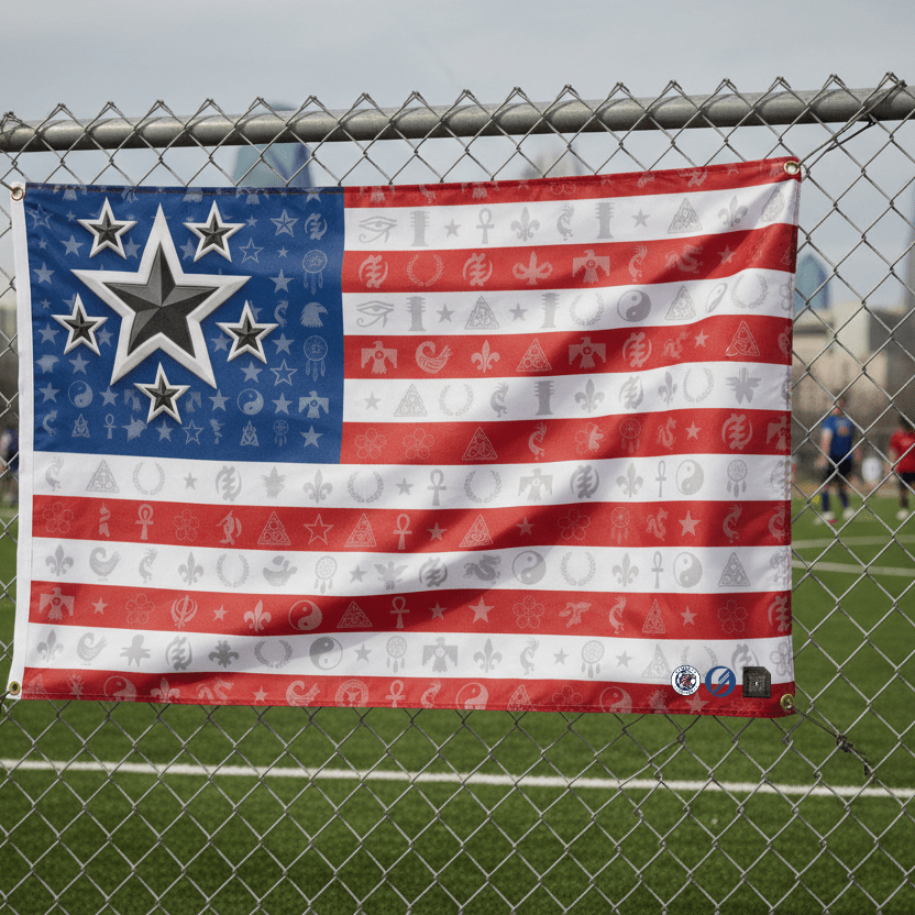 USA '26 // Flag | World Cup 2026 Afrofuturist soccer kit | image 3 | SunBorn