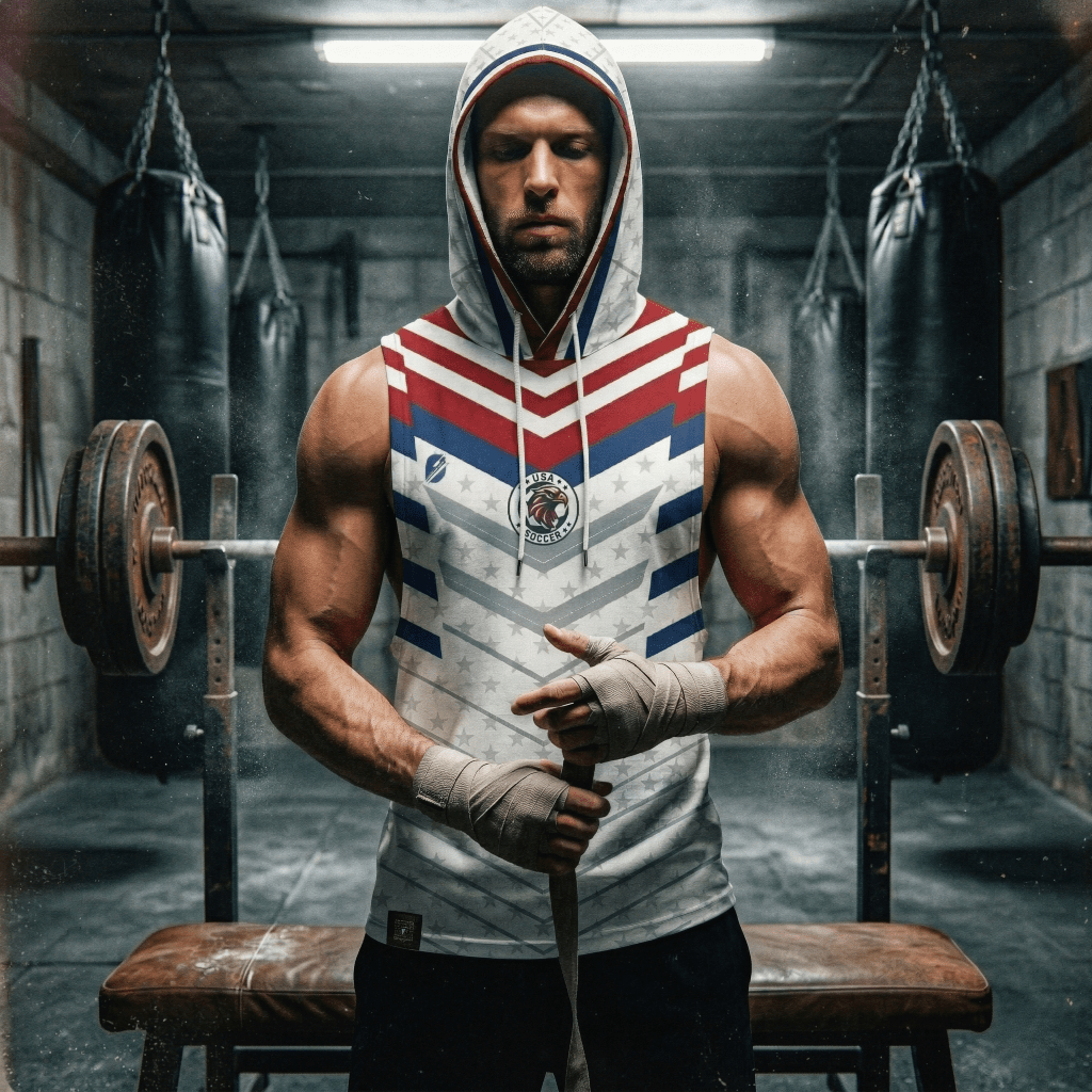 USA '26 // Armhole Hoodie - [CUSTOM EDITION] | World Cup 2026 Afrofuturist soccer kit | image 5 | SunBorn