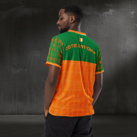 Côte d'Ivoire '26 // Jersey | World Cup 2026 Afrofuturist soccer kit | image 2 | SunBorn