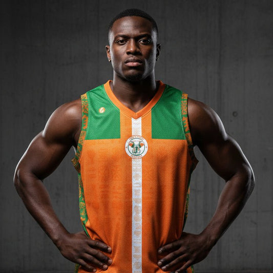 Côte d’Ivoire '26 // Aero-Tank™ | World Cup 2026 Afrofuturist soccer kit | image 1 | SunBorn