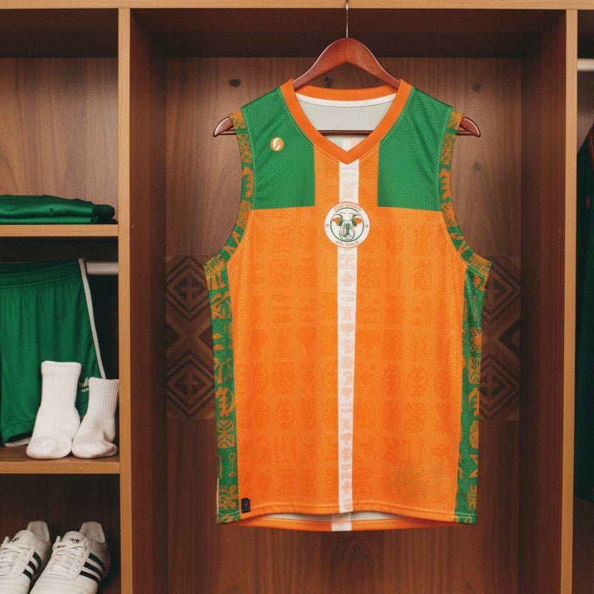 Côte d’Ivoire '26 // Aero-Tank™ | World Cup 2026 Afrofuturist soccer kit | image 7 | SunBorn