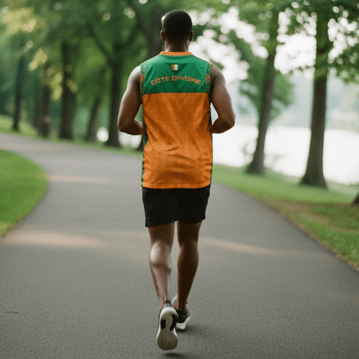 Côte d’Ivoire '26 // Aero-Tank™ | World Cup 2026 Afrofuturist soccer kit | image 2 | SunBorn