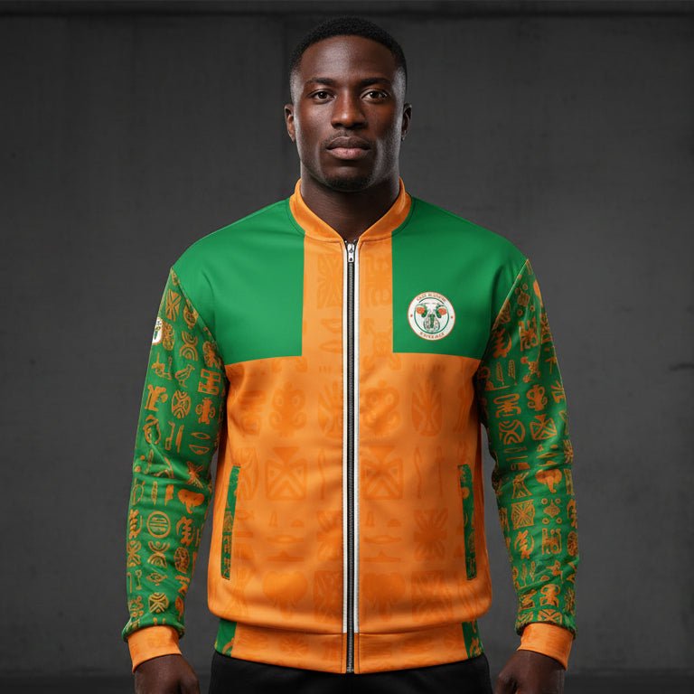 Côte d'Ivoire '26 // Jacket | World Cup 2026 Afrofuturist soccer kit | image 1 | SunBorn