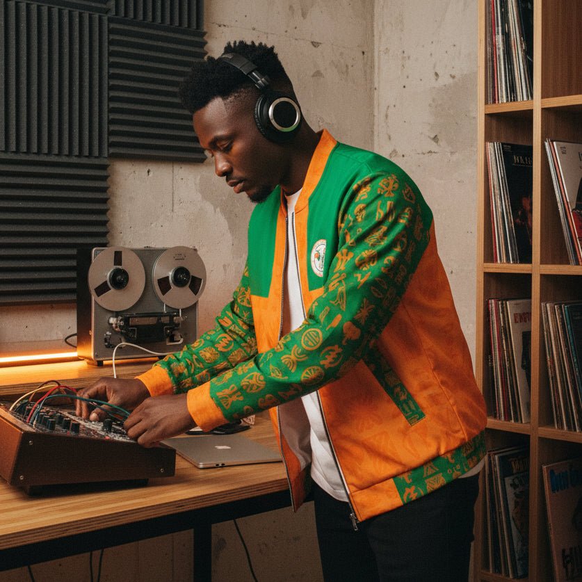 Côte d'Ivoire '26 // Jacket | World Cup 2026 Afrofuturist soccer kit | image 5 | SunBorn