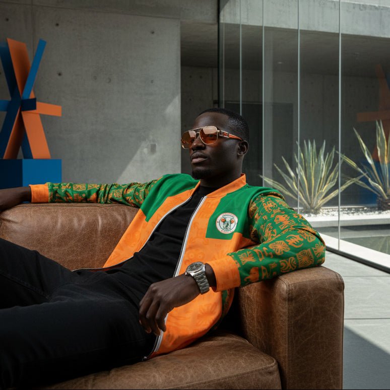 Côte d'Ivoire '26 // Jacket | World Cup 2026 Afrofuturist soccer kit | image 3 | SunBorn