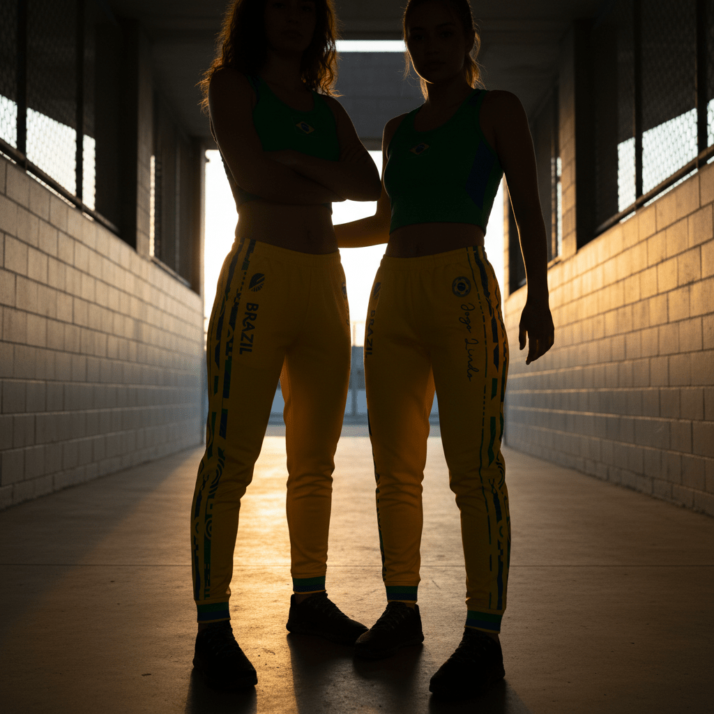 Jogo Lindo Elite Brazil Jogger Pants - SunBorn F.C.