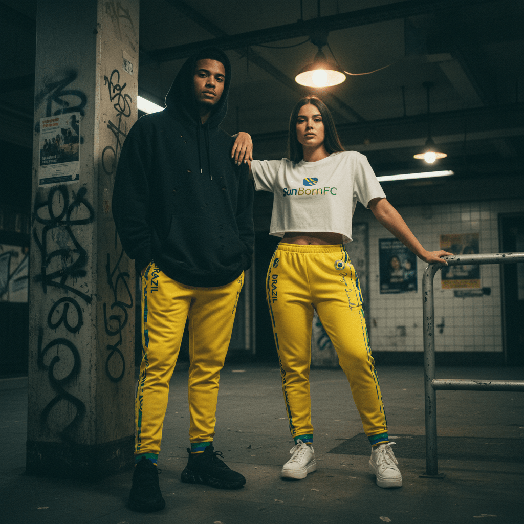 Jogo Lindo Brasil '26 // Joggers — image 3 — SunBorn
