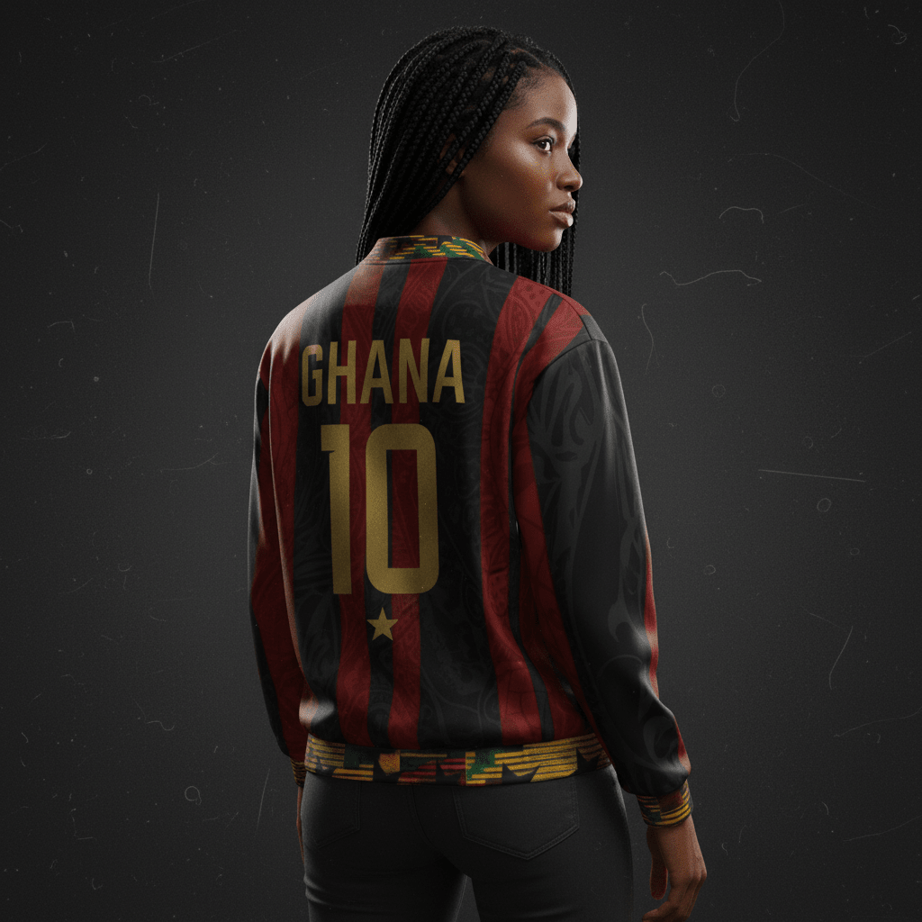 Ghana '26 // Jacket | World Cup 2026 Afrofuturist soccer kit | image 2 | SunBorn