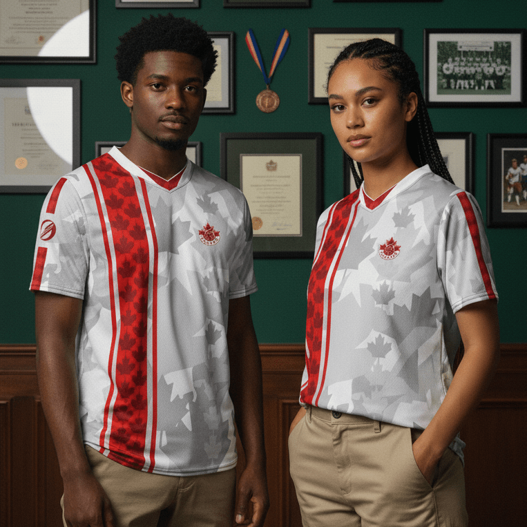 Canada '26 // Jersey | World Cup 2026 Afrofuturist soccer kit | image 4 | SunBorn