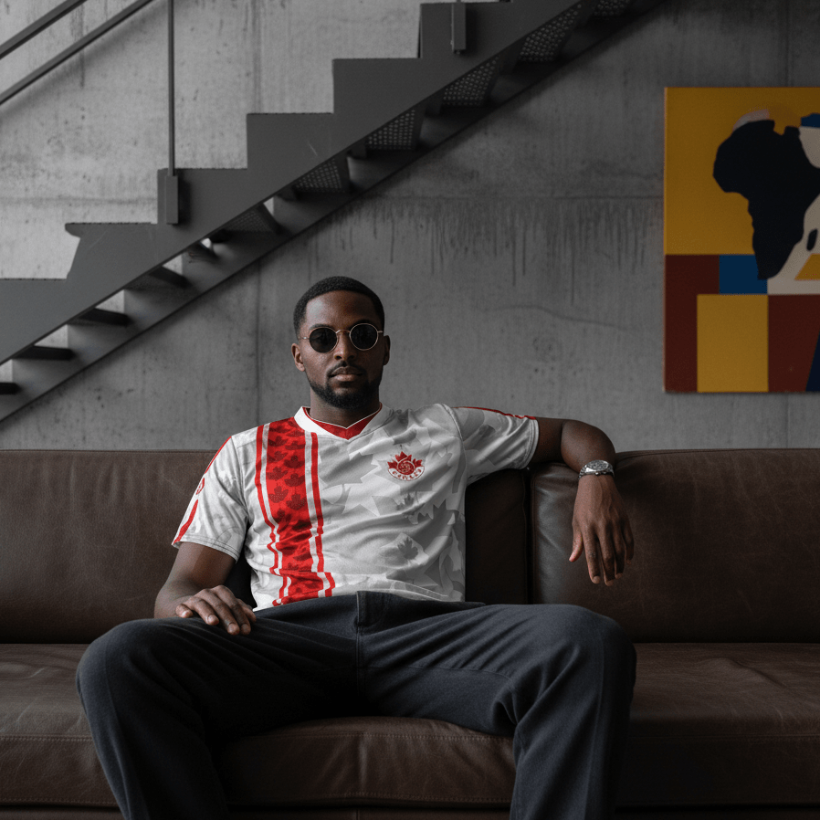 Canada '26 // Jersey | World Cup 2026 Afrofuturist soccer kit | image 6 | SunBorn