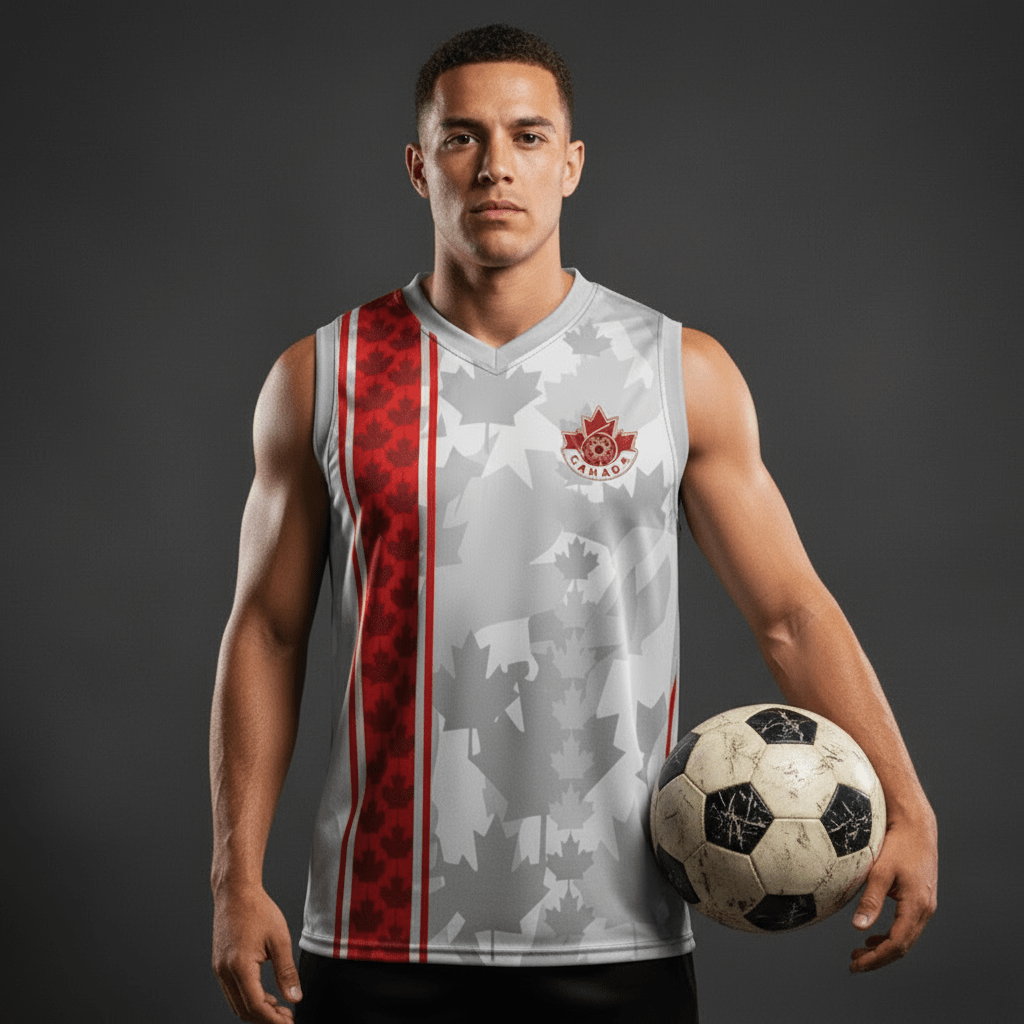 Canada '26 // Aero-Tank™ | World Cup 2026 Afrofuturist soccer kit | image 1 | SunBorn