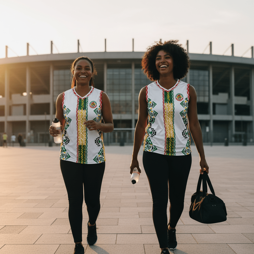 Senegal '26 // Championship Aero-Tank™ | World Cup 2026 Afrofuturist soccer kit | image 5 | SunBorn
