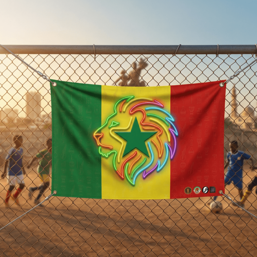 Senegal '26 // Flag | World Cup 2026 Afrofuturist soccer kit | image 3 | SunBorn