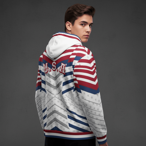 USA '26 // Hoodie | World Cup 2026 Afrofuturist soccer kit | image 2 | SunBorn
