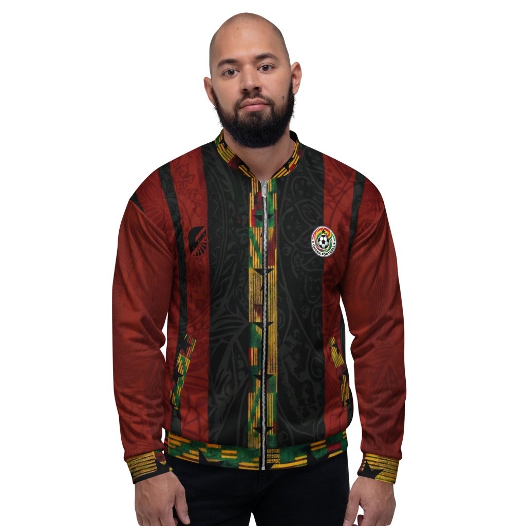 The Kente Protocol - Elite Ghana Bomber Jacket - SunBorn F.C.