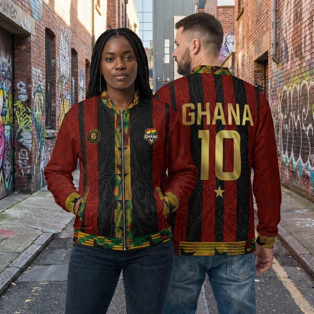 The Kente Protocol - Elite Ghana Bomber Jacket - SunBorn F.C.