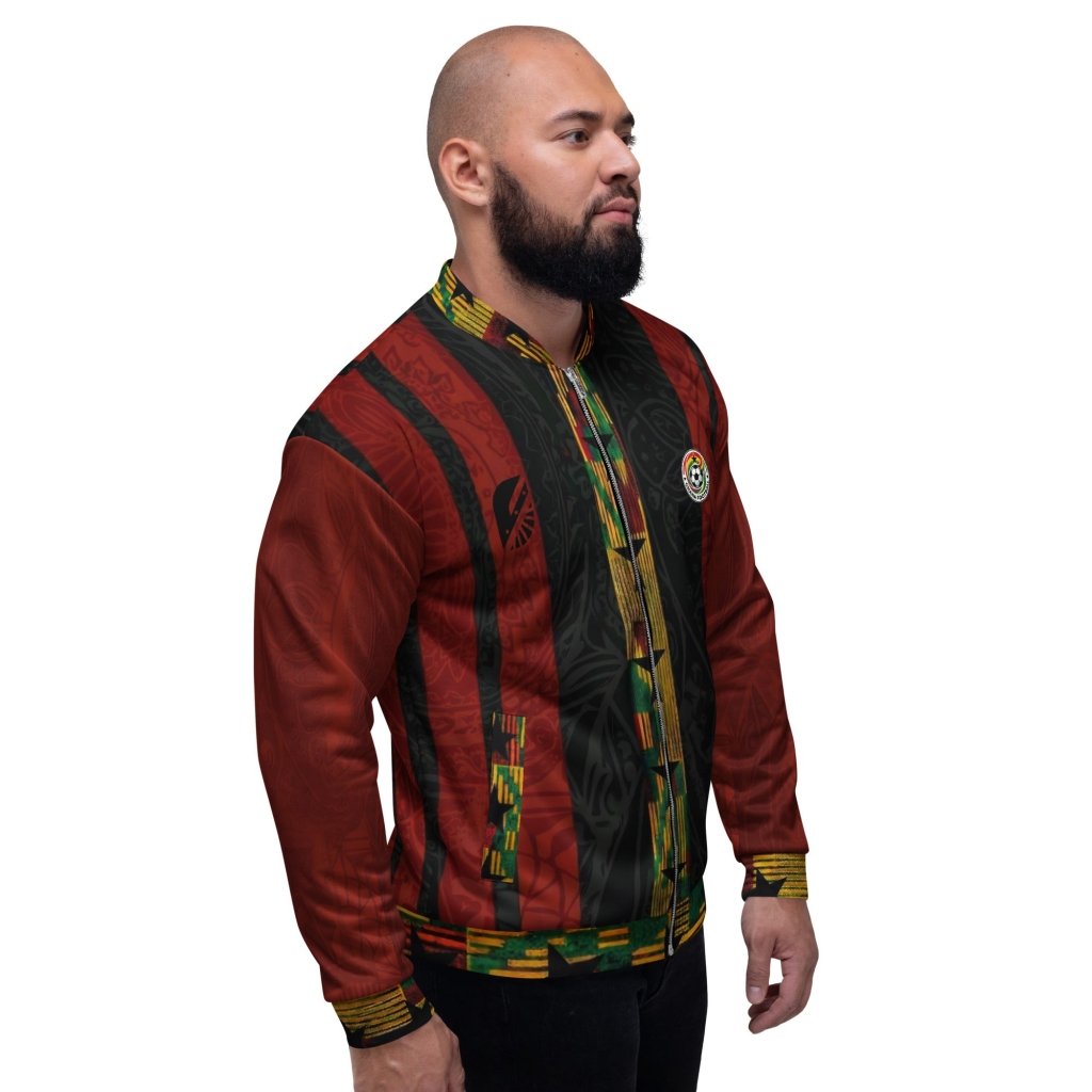 The Kente Protocol - Elite Ghana Bomber Jacket - SunBorn F.C.