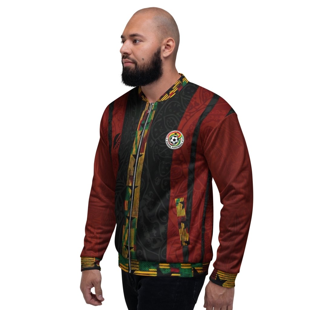 The Kente Protocol - Elite Ghana Bomber Jacket - SunBorn F.C.