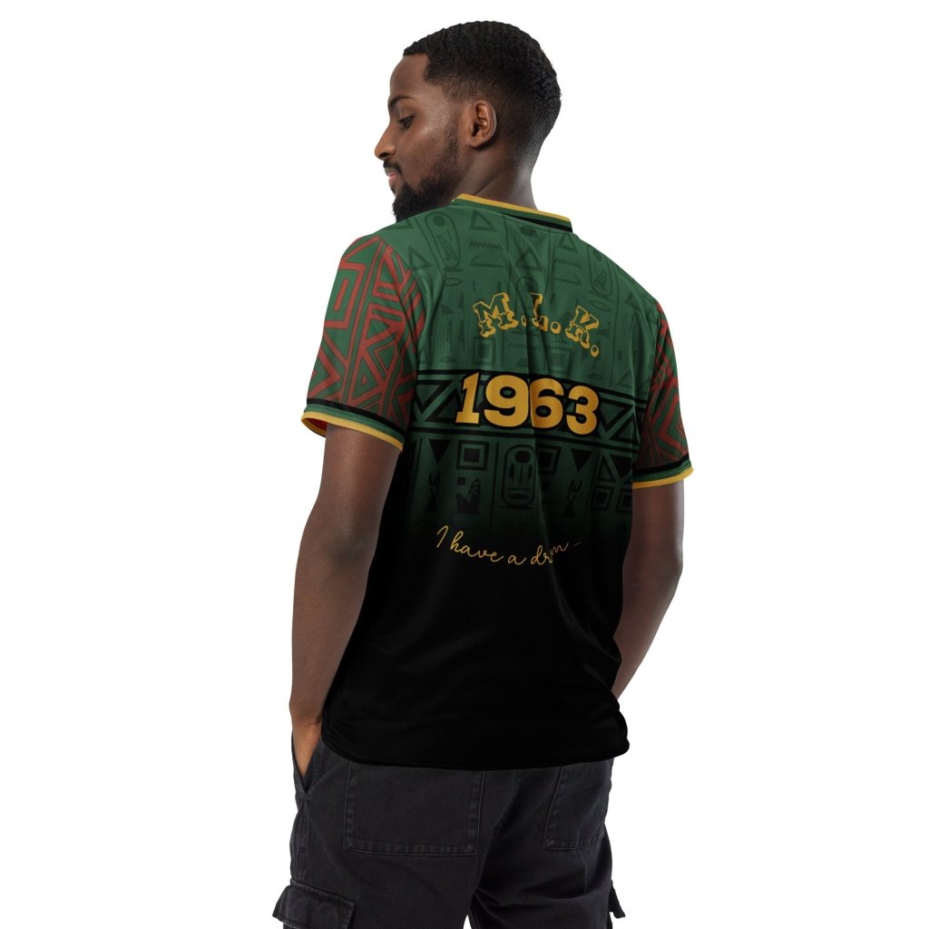 BHM '26 commemorative jersey — MLK Protocol Pan-African heritage tribute with civil rights iconography — image 6 — SunBorn