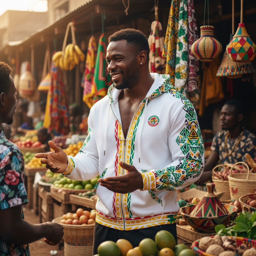 Senegal '26 // Championship Hoodie | World Cup 2026 Afrofuturist soccer kit | image 7 | SunBorn