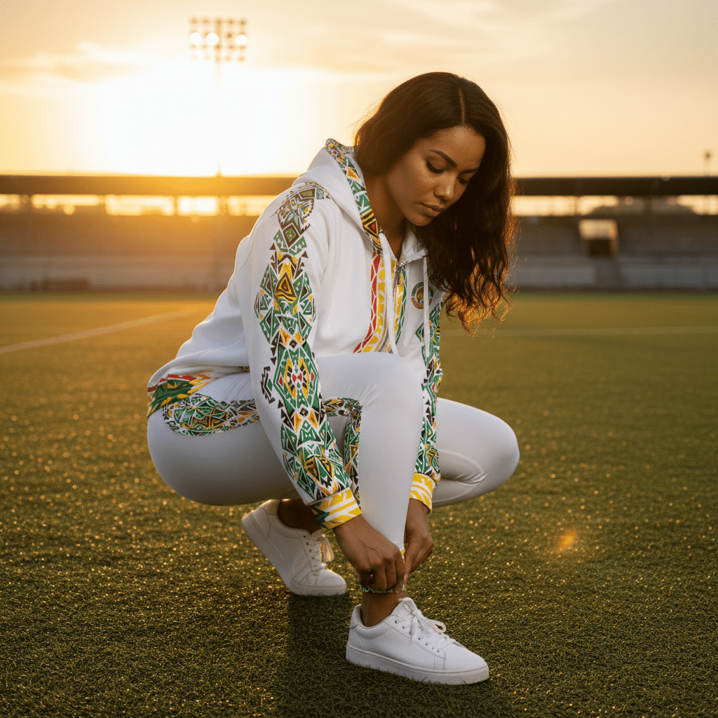 Senegal '26 // Championship Hoodie | World Cup 2026 Afrofuturist soccer kit | image 5 | SunBorn